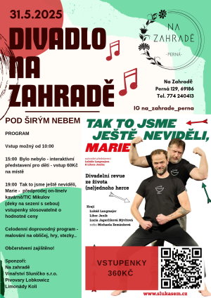 Slavnostní atmosféra na zahradě